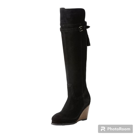 Ariat Shoes Ariat Knoxville Western Tall 021654 Black Suede Boot 7